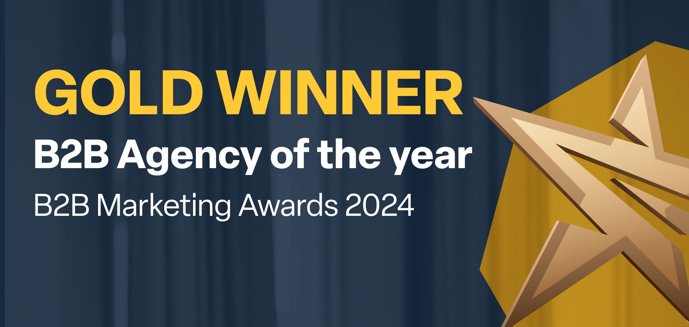 The Think Tank wins Agency of the Year at B2B Marketing Awards