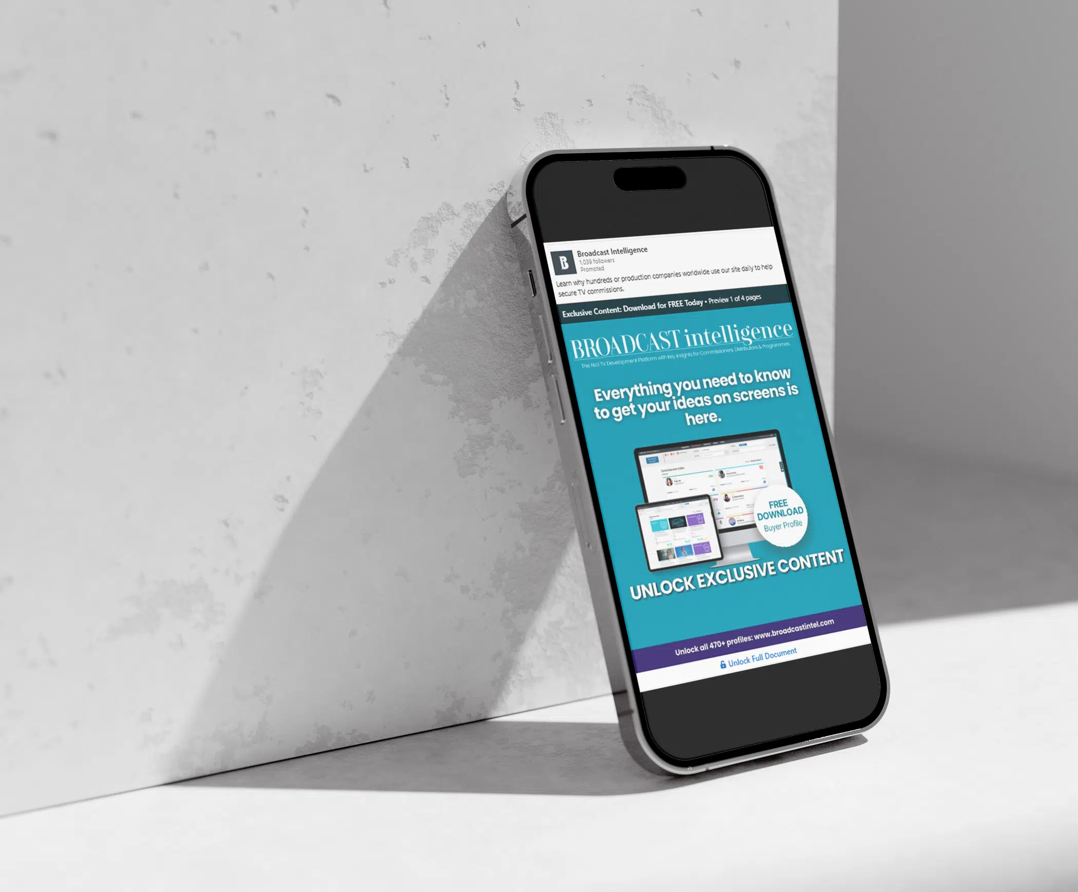 Broadcast Intelligence tasked The Think Tank with adding leads to its sales funnel with a short but effective digital campaign on LinkedIn.