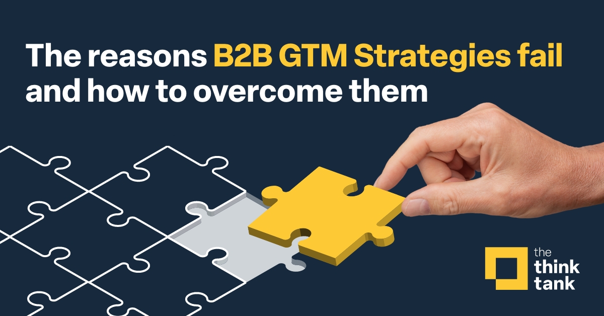The reason B2B GTM Strategies fail and how to overcome them