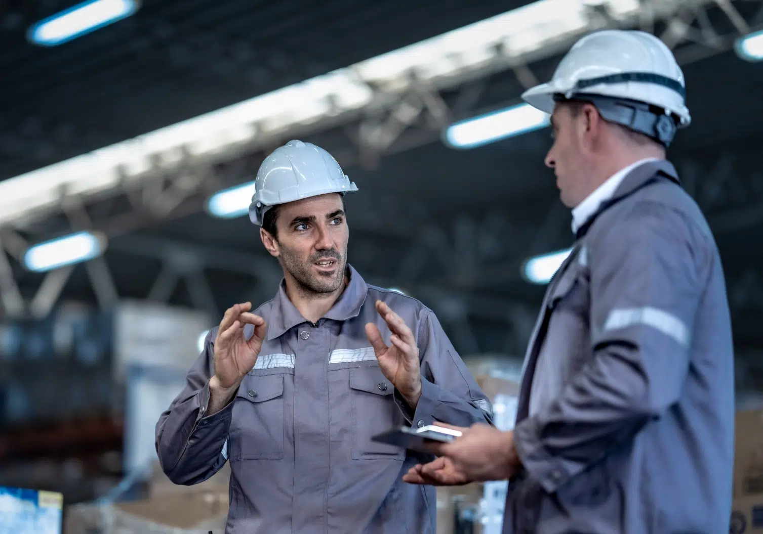 2 men in factory