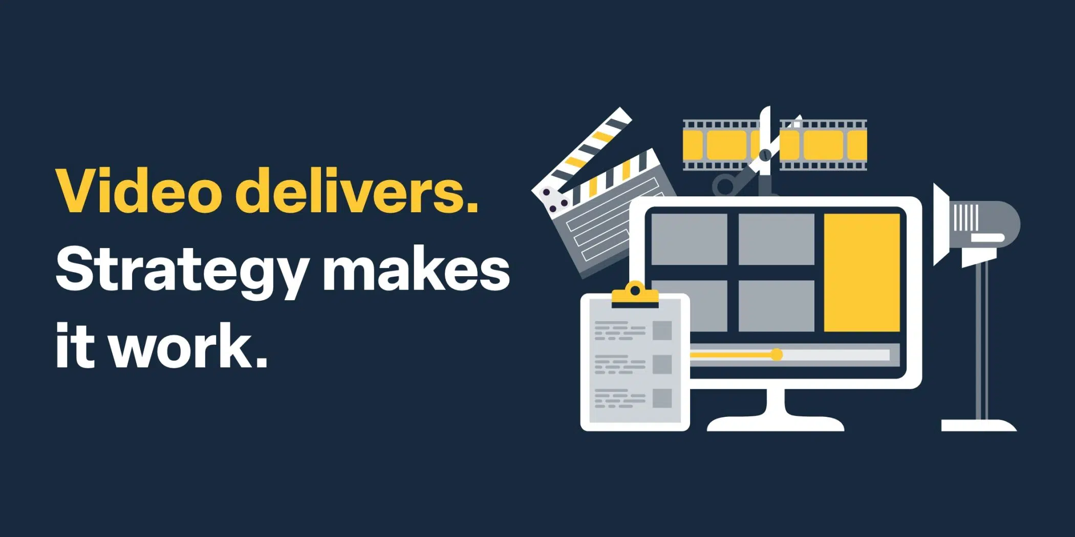 illustration of video content assets