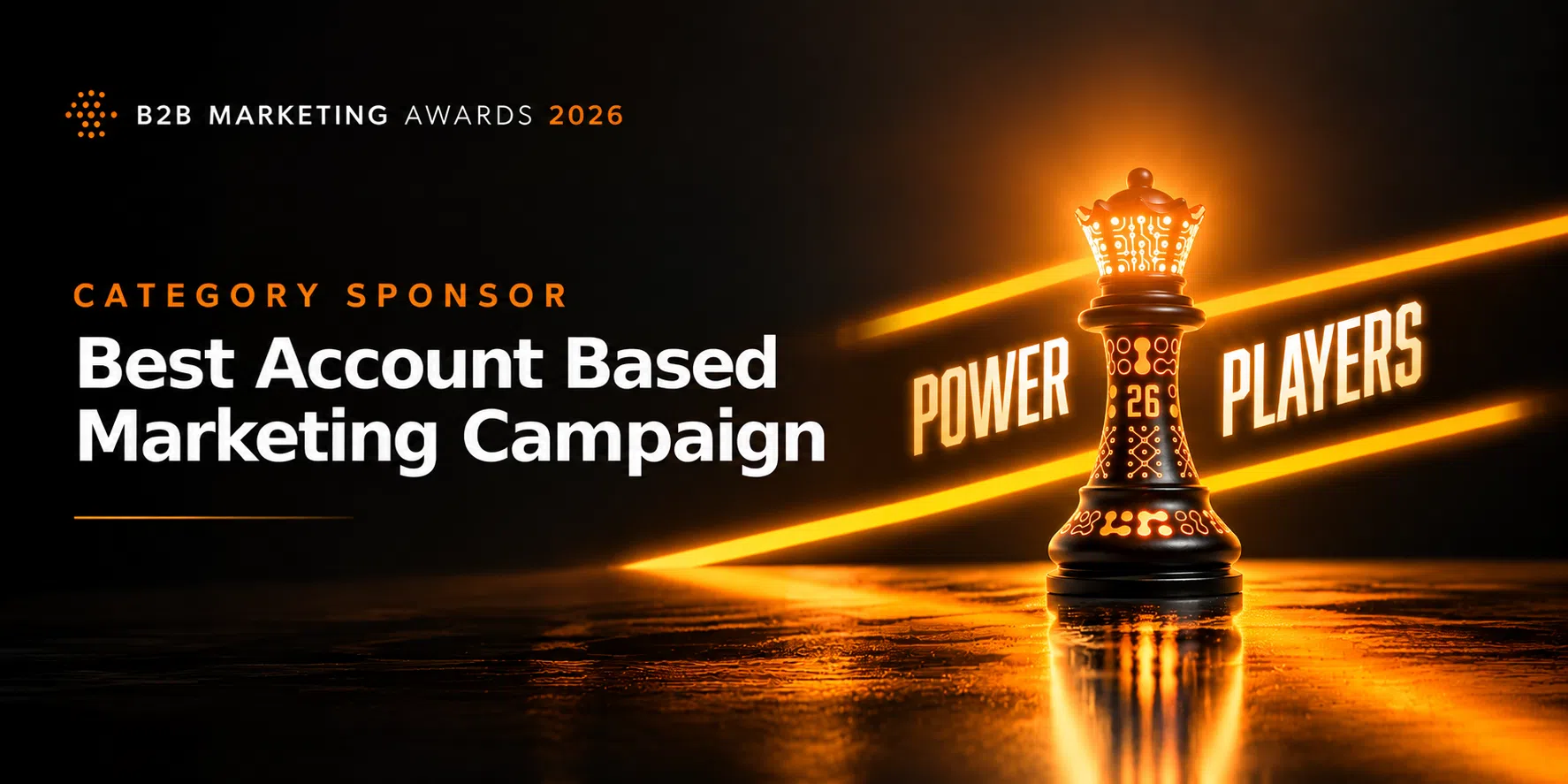 category sponsor for best ABM campaign at b2b awards